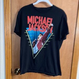Black Michael Jackson Graphic T-Shirt